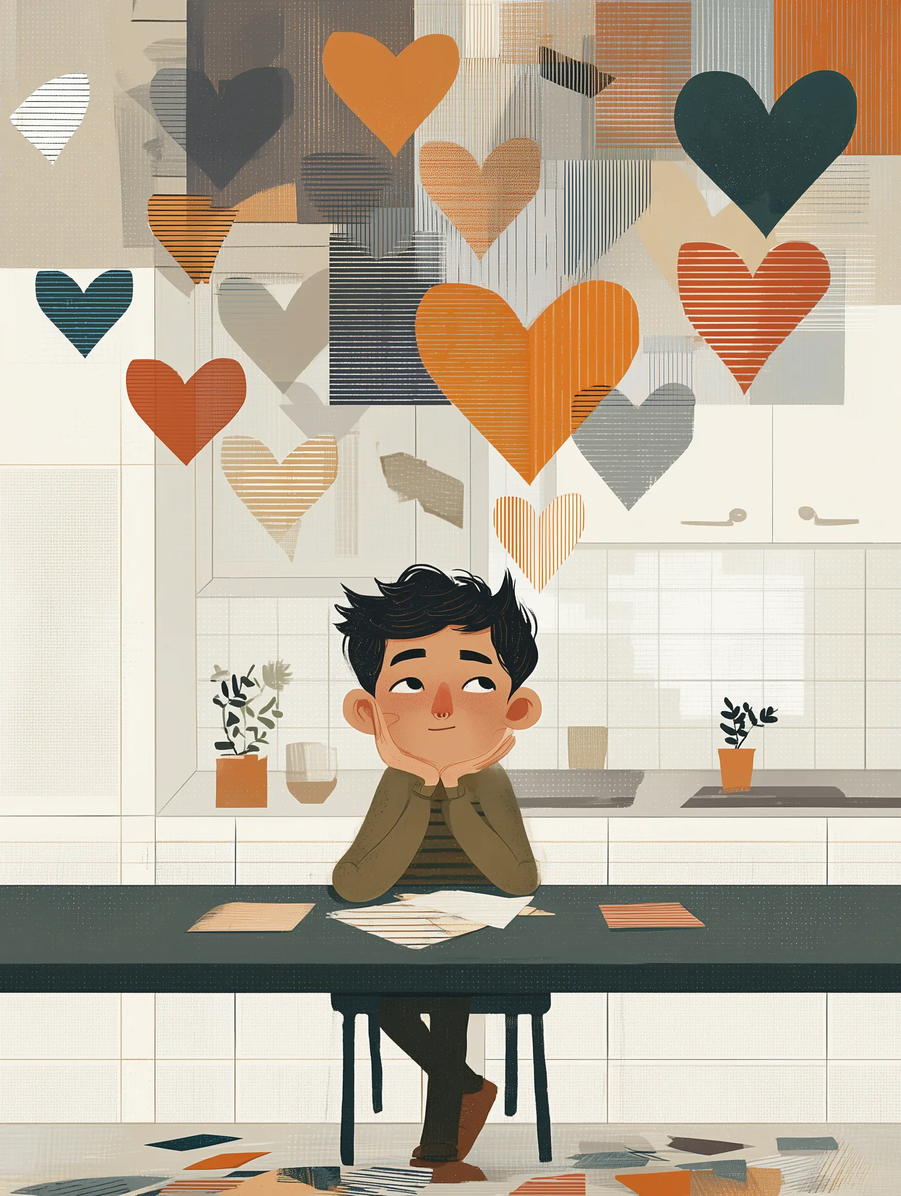 Illustration for the poem “The Almost-Perfect Valentine”